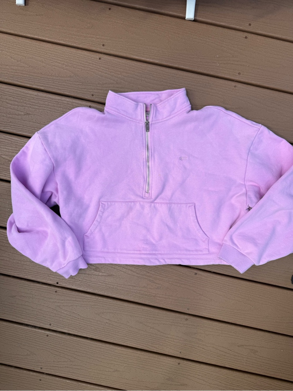 Set Active Orchid Half-Zip Pullover Sweatshirt